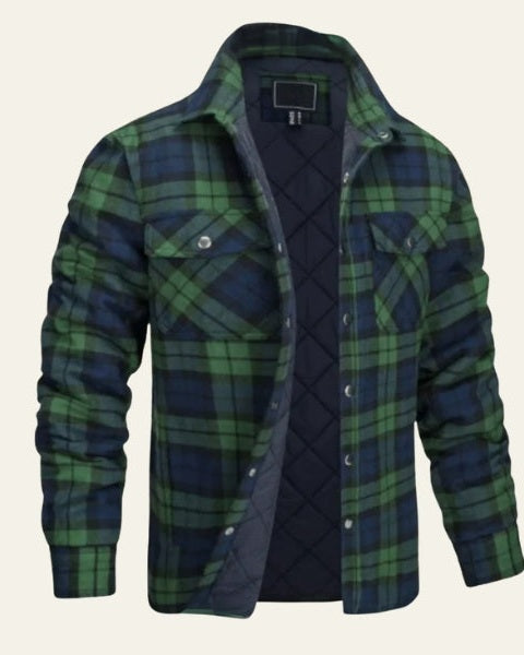 Aurazio Giacca in Flanella Foderata da uomo