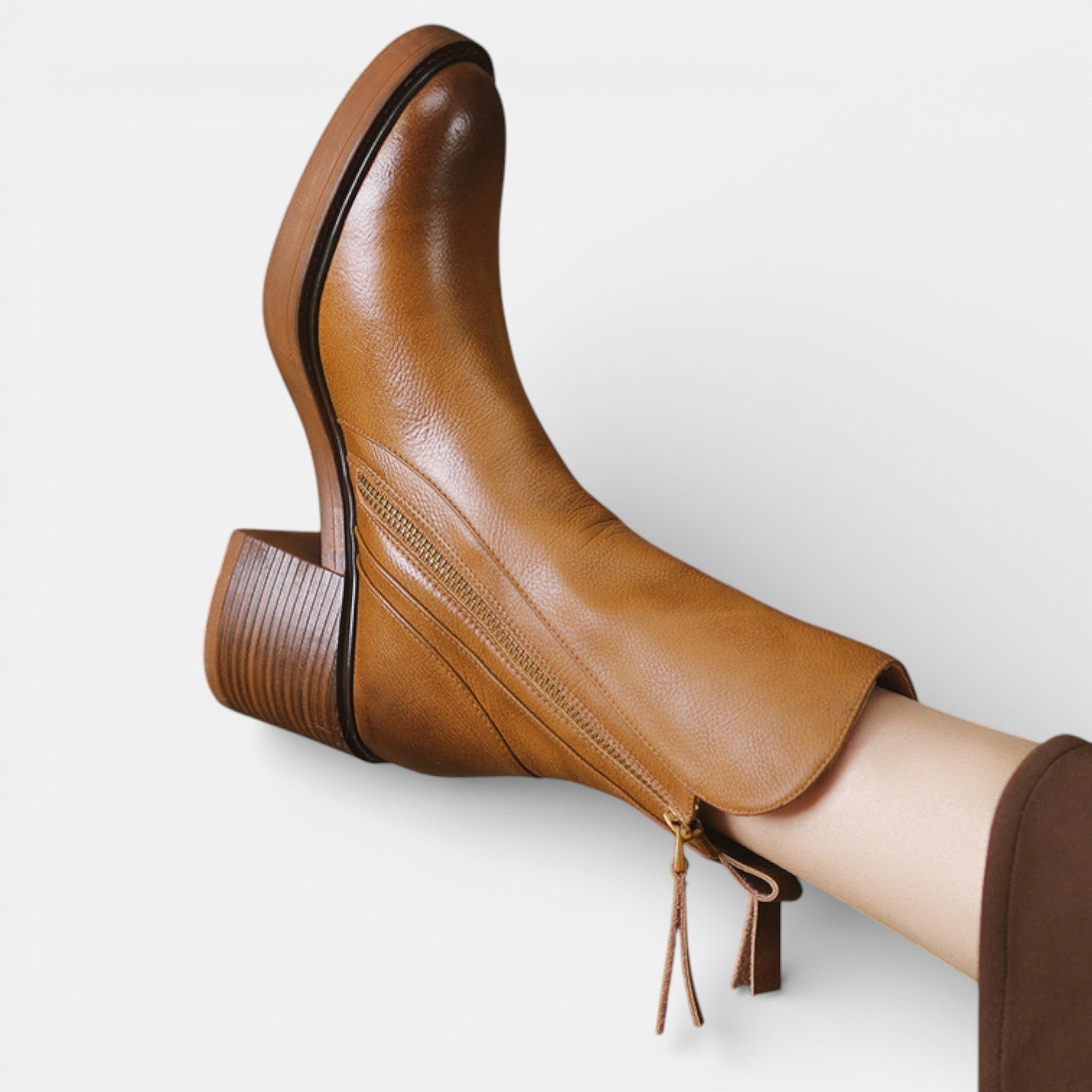 Aurazio Stivali Pelle Premium Costruzione Sartoriale per Donna