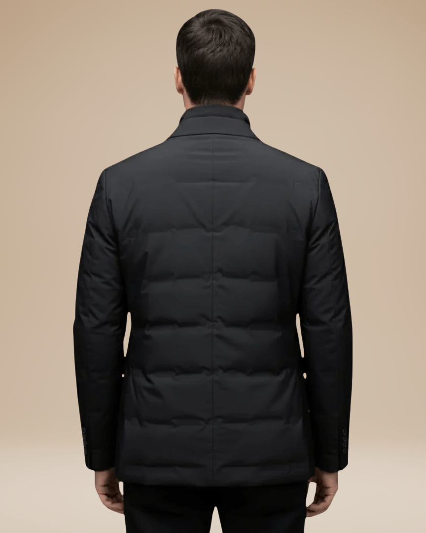 Aurazio Uomo Giacca Sartoriale Imbottita Elegante Confortevole Termica Leggera Invernale