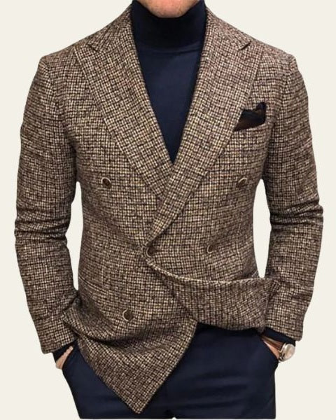 Aurazio Blazer Doppietto di Lusso da Uomo