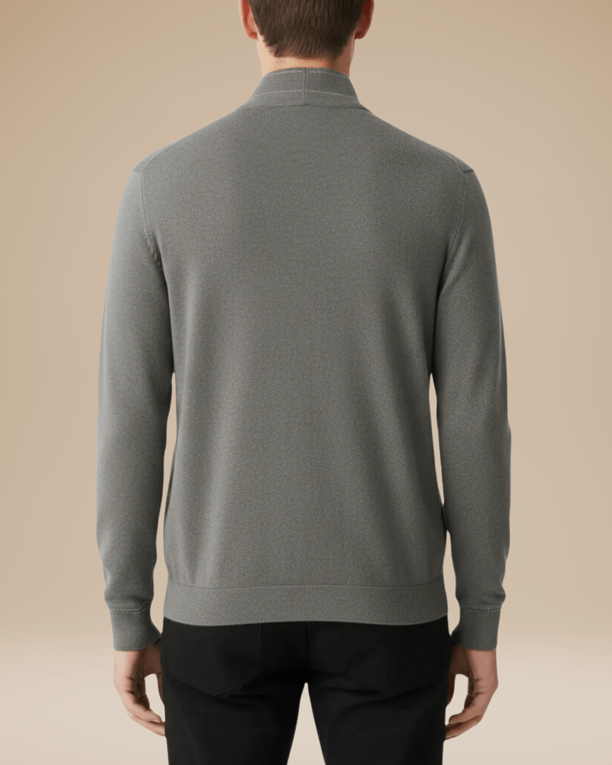 Aurazio Cardigan Uomo Leggero Maglia Fine In Cotone Morbido Versatile E Caldo Per Strati