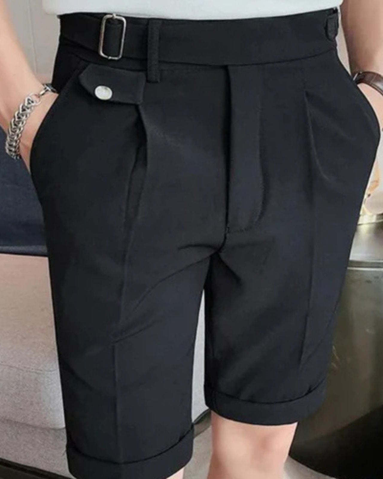 Aurazio Pantaloncini Heritage in cotone misto da uomo