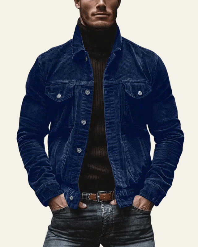 Aurazio Giacca in velluto a coste da uomo