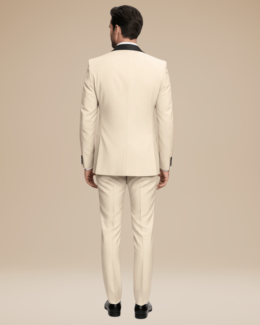 Aurazio Abito Due Pezzi Uomo Elegante Moderno Per Cerimonie Raffinato Completo Alta Gamma