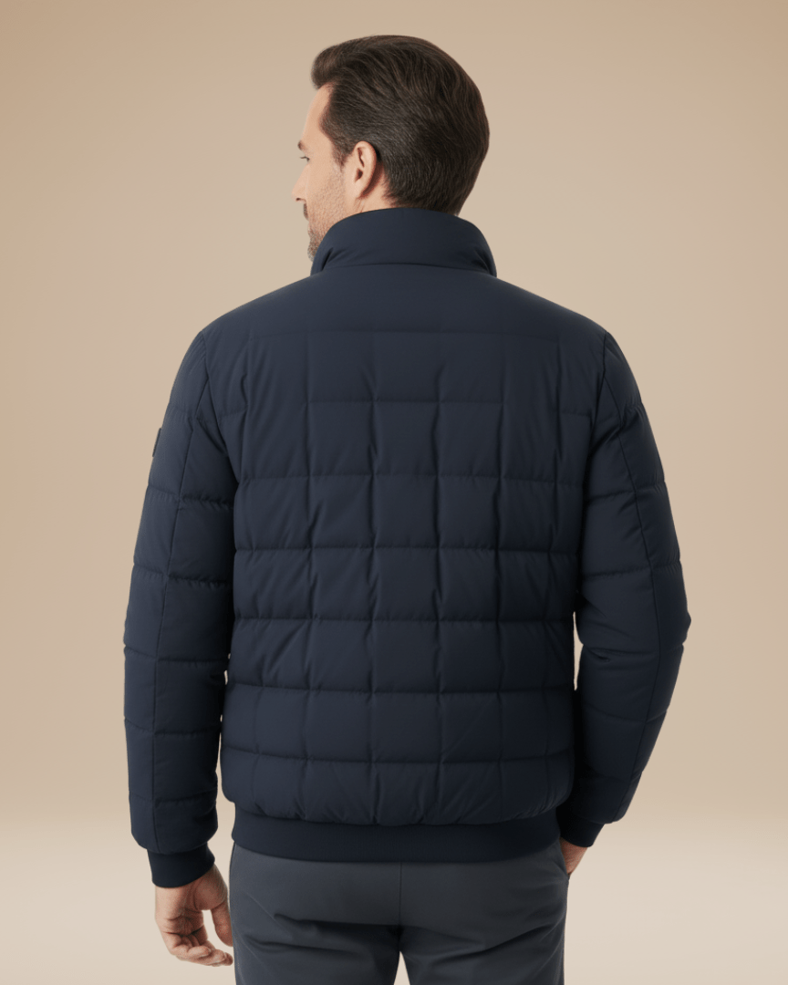 Aurazio Giubbotto Puffer Trapuntato Calore Urbano Unisex Imbottitura Leggera Fodera Interna A Nido D Ape