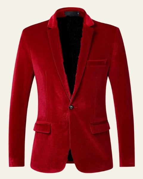 Aurazio Blazer Velvet Touch da uomo elegante