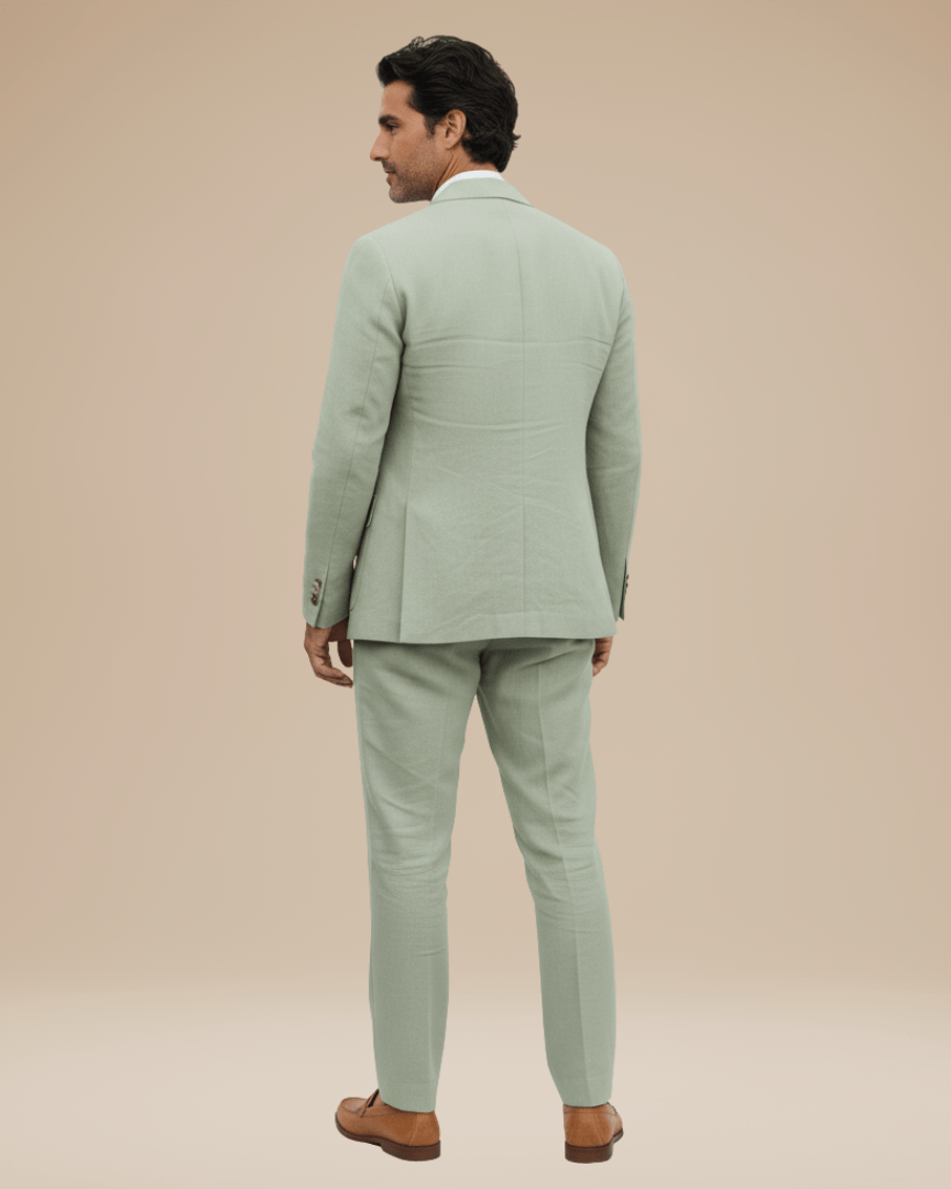 Aurazio Abito Sartoriale Uomo In Lino Traspirante Per Matrimoni E Eventi Estivi In Città