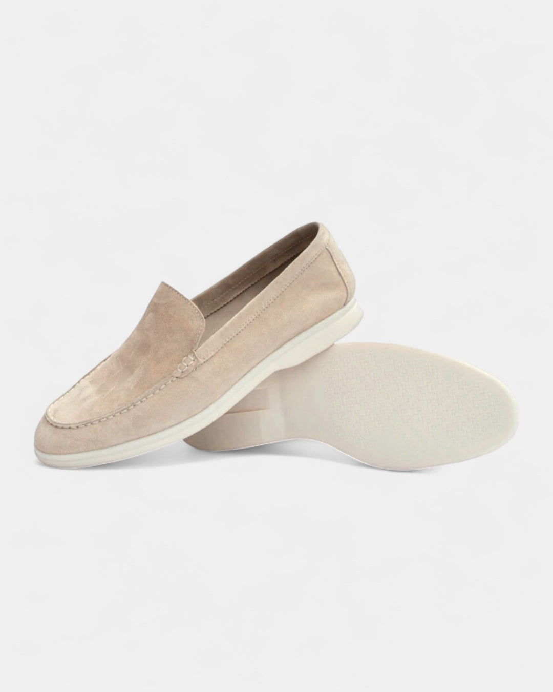 Aurazio Mocassini Uomo Camoscio Slip-On
