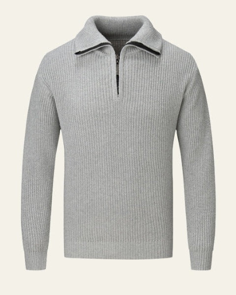 Aurazio Maglione Mezza Zip Da Uomo