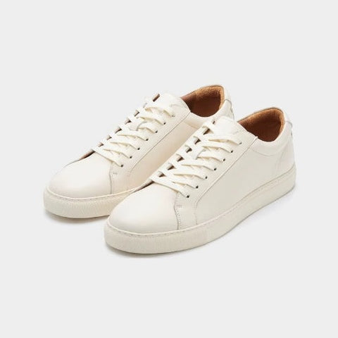 Aurazio Scarpe da Ginnastica in Pelle da Uomo