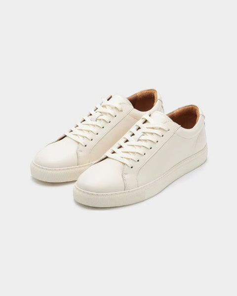 Aurazio Scarpe da Ginnastica in Pelle da Uomo