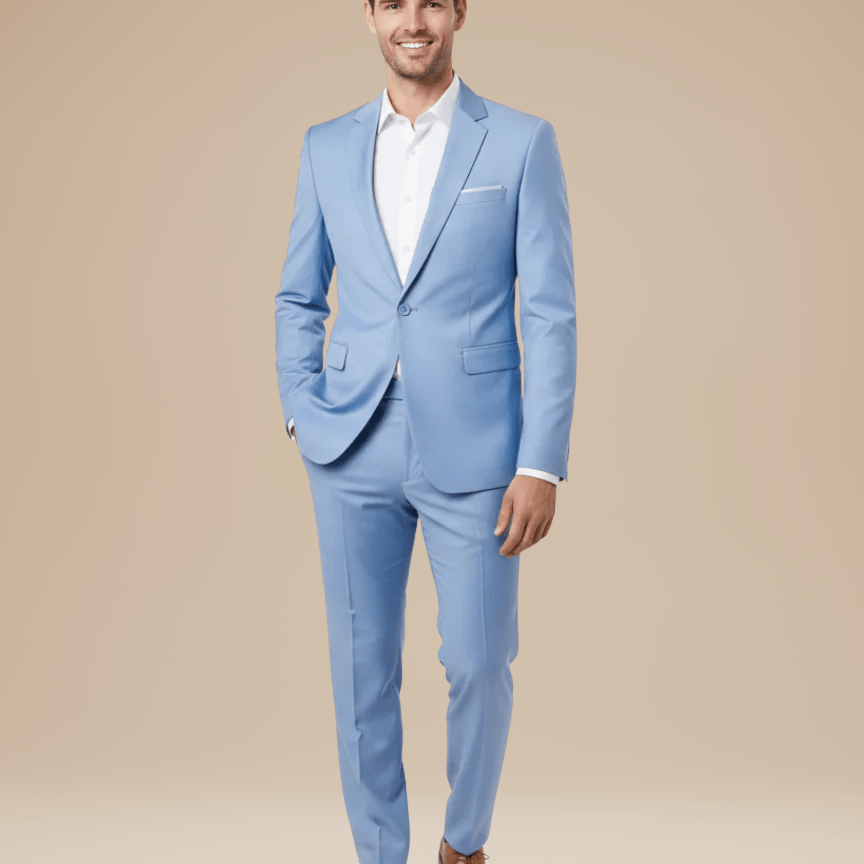 Aurazio Abito Uomo Su Misura Due Pezzi Tessuto Stretch Comfort Elegante E Versatile