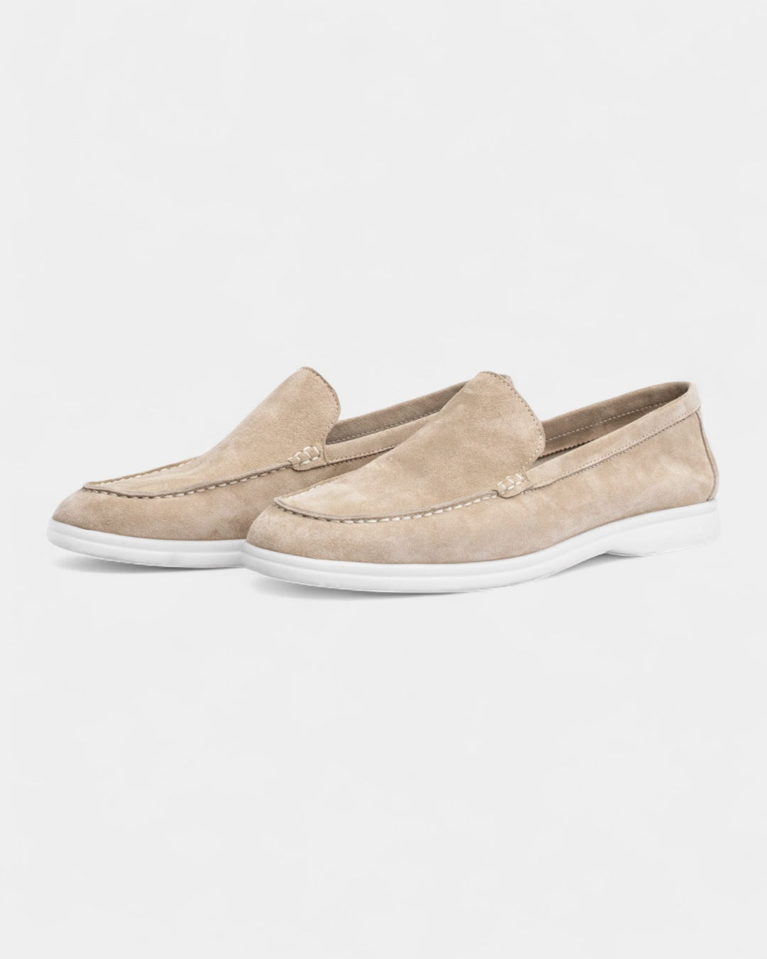 Aurazio Mocassini Uomo Camoscio Slip-On