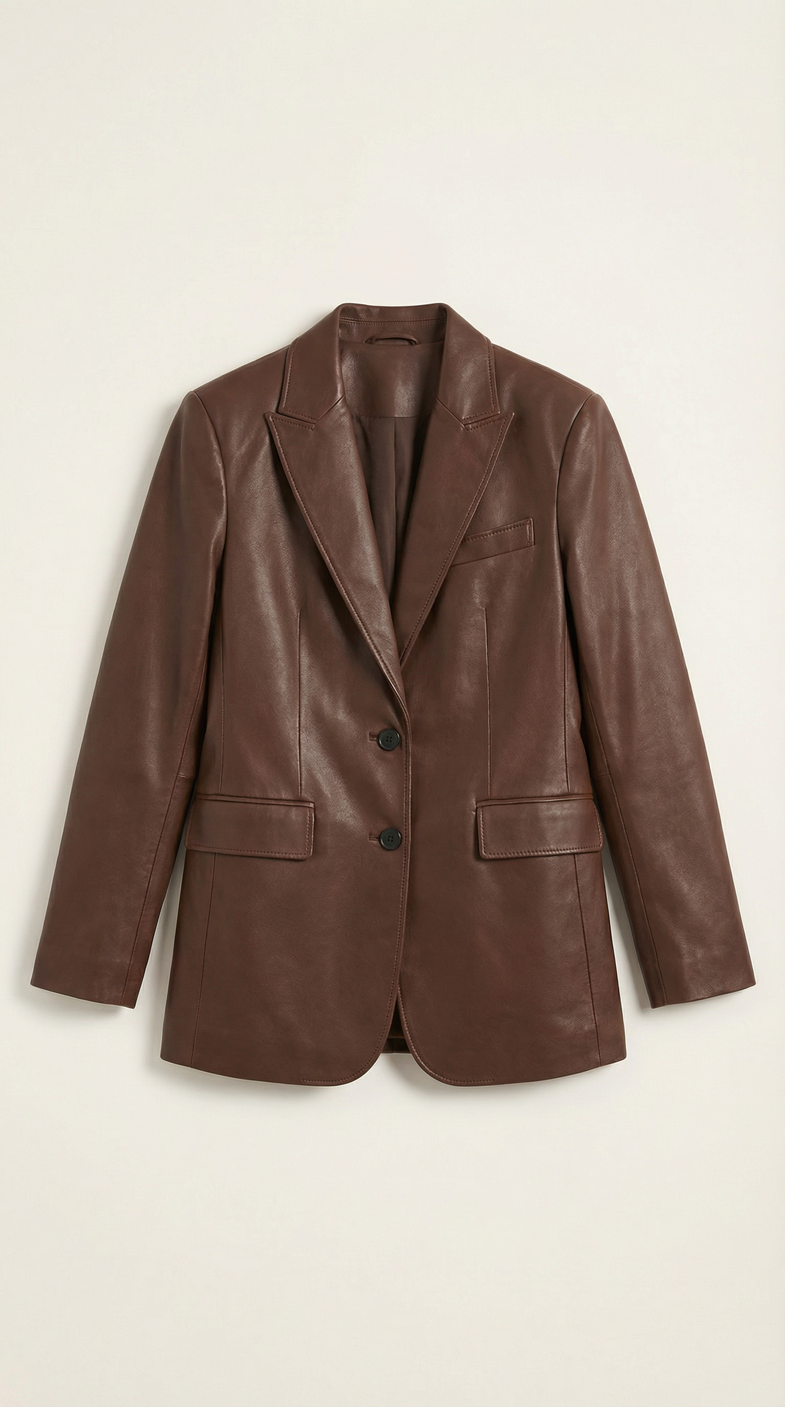 Blazer Donna in Ecopelle Lucido Oversize Strutturato
