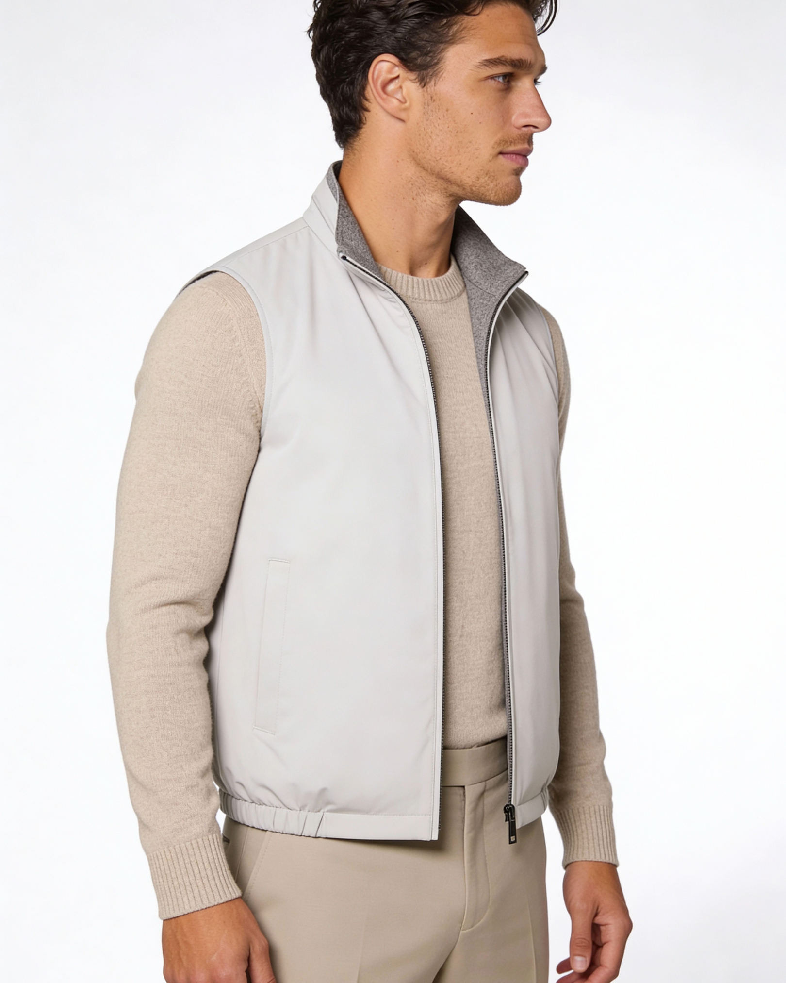 Aurazio Gilet reversibile leggero da uomo