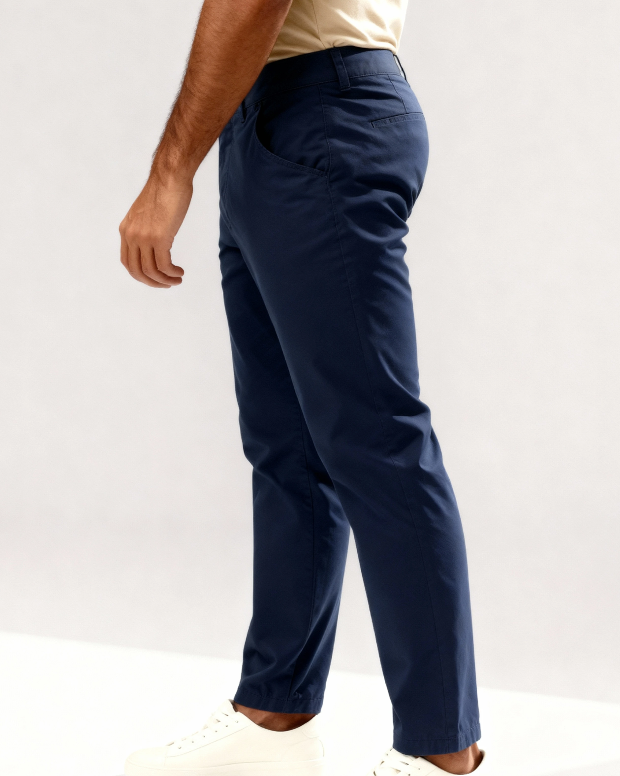 Pantaloni Chino Uomo Classici in Cotone Stretch Comodi