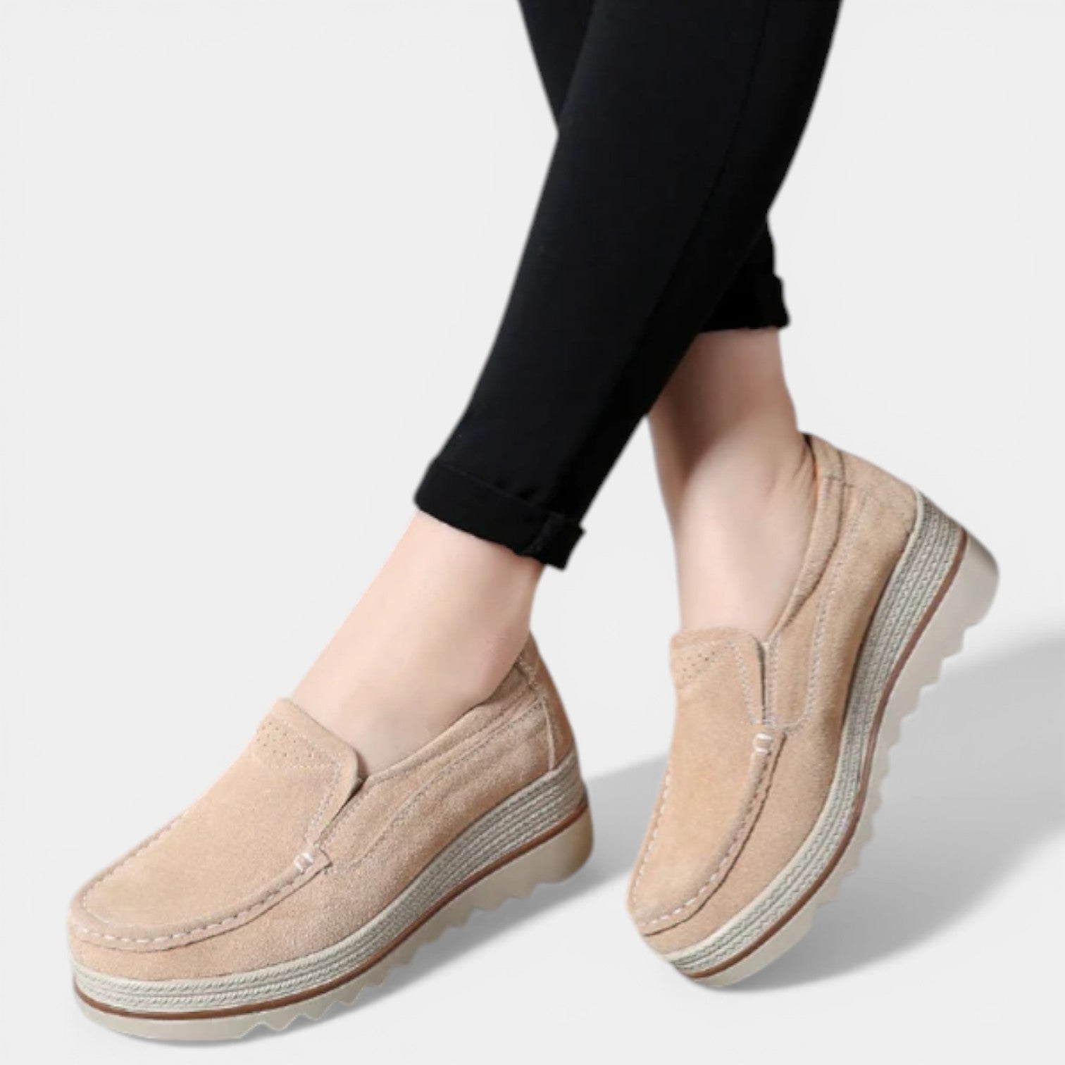 Aurazio Scarpe Platform Ortopediche Antiscivolo per Donna