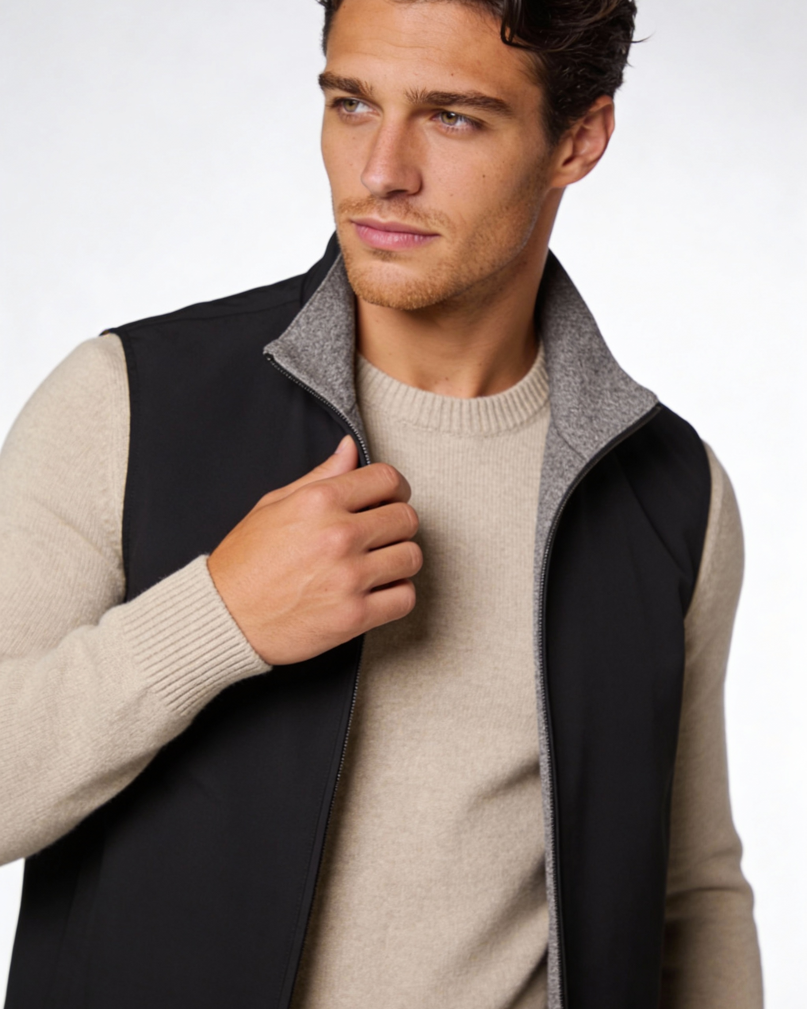 Aurazio Gilet reversibile leggero da uomo
