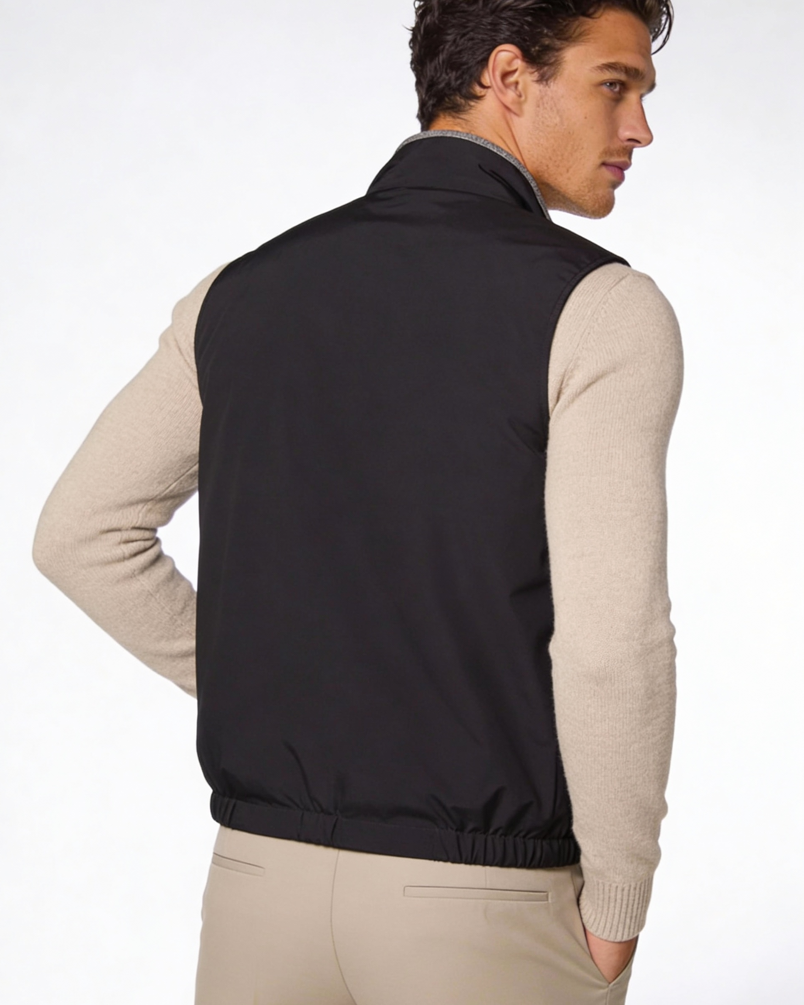 Aurazio Gilet reversibile leggero da uomo