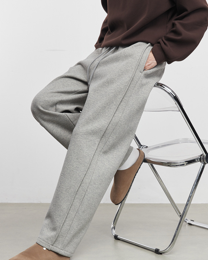 Aurazio Pantaloni in felpa di cotone da uomo