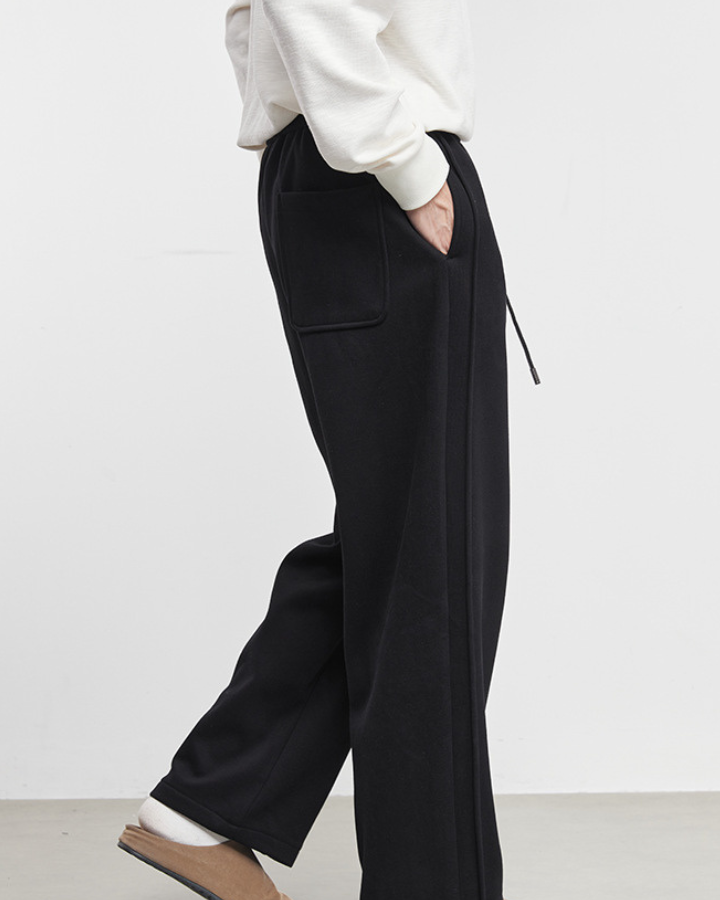 Aurazio Pantaloni in felpa di cotone da uomo