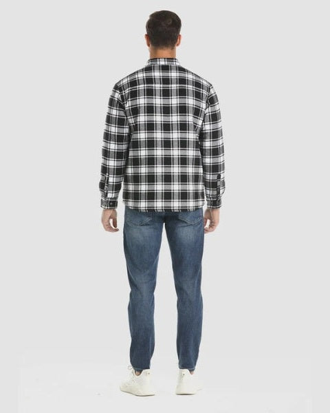 Aurazio Camicia in flanella trapuntata per tutti