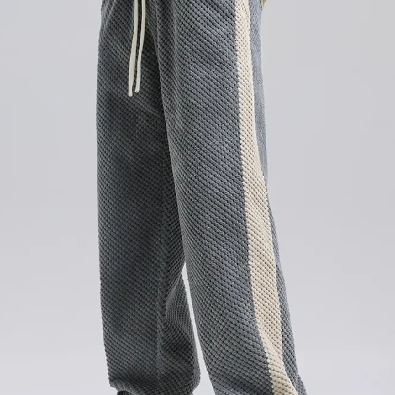 Aurazio Jogger in velluto a coste waffle per uomo