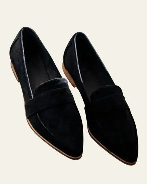 Aurazio Mocassino In Camoscio Da Donna Elegante