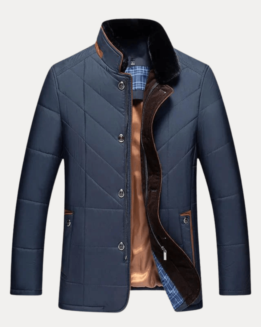 Aurazio Giacca Invernale Unisex Collo Coreano Idrorepellente Leggera Imbottitura Caldo Sobrio Per Città