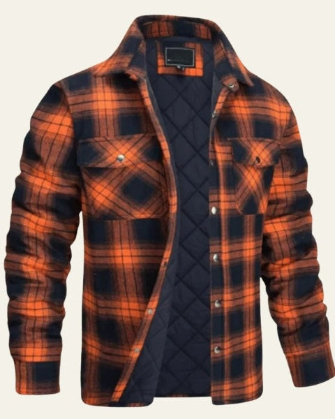 Aurazio Giacca in Flanella Foderata da uomo