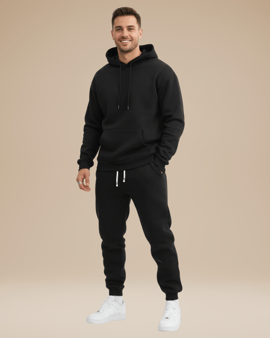 Aurazio Uomo Completo Casual Felpa Con Cappuccio Jogger