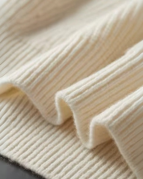 Aurazio Maglione in lana merino con zip da uomo