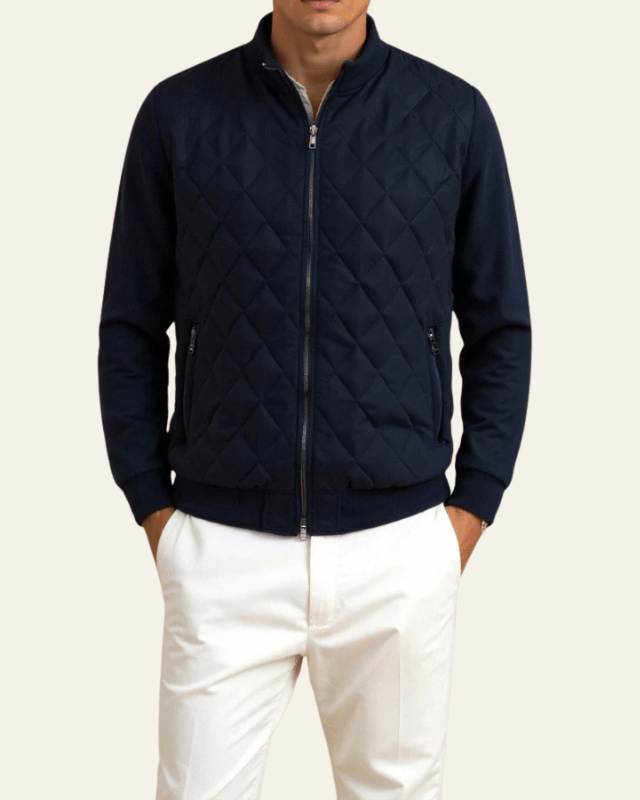 Aurazio Giacca trapuntata leggera da uomo