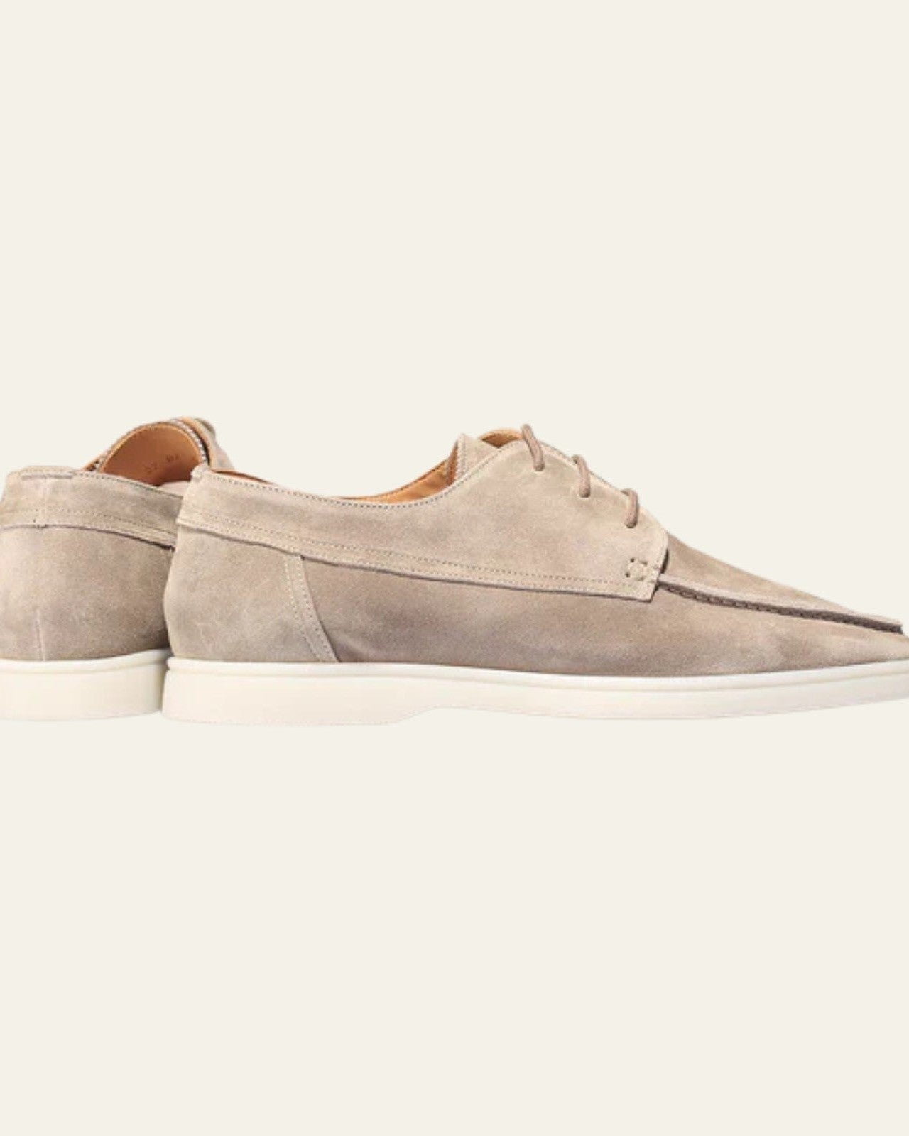 Aurazio Mocassino da Barca in Camoscio Vegetale da Uomo