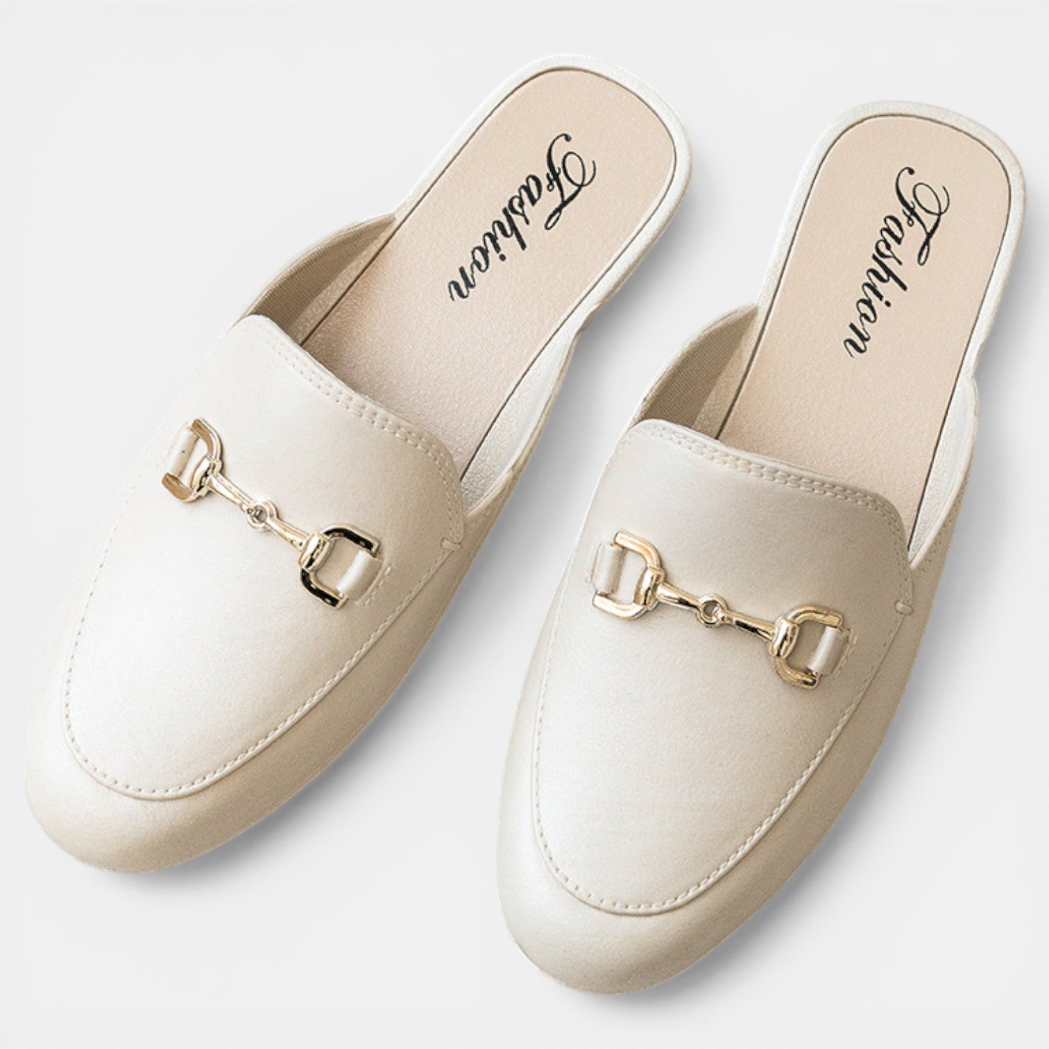 Aurazio Mules Pelle Comfort Footbed Morbida per Donna