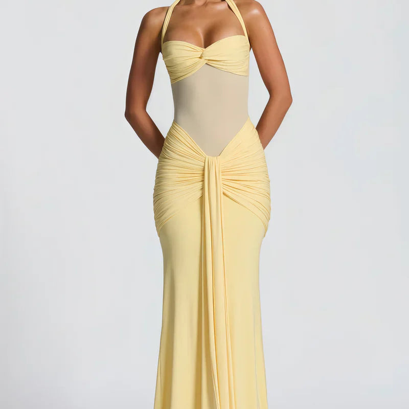 Aurazio Abito Lungo Elegante da Donna