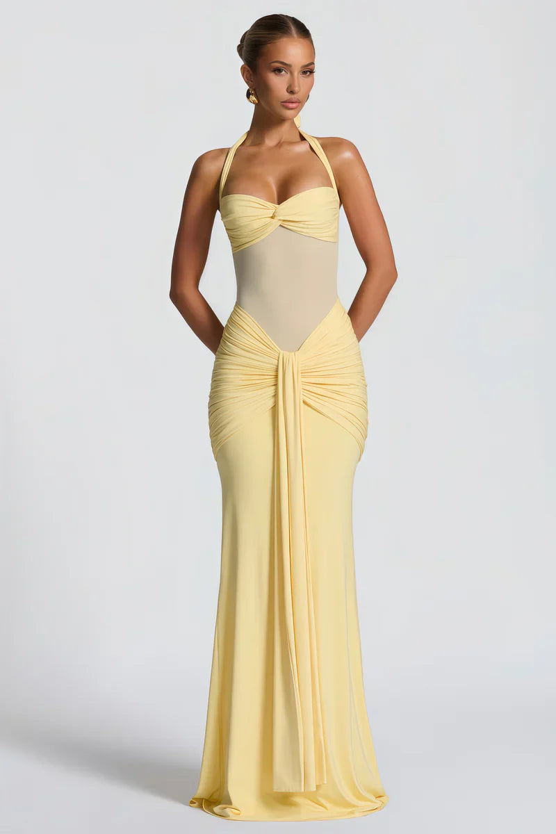 Aurazio Abito Lungo Elegante da Donna