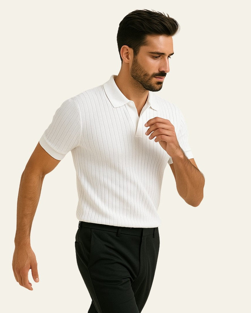 Aurazio Polo in maglia Garden Moderno da uomo