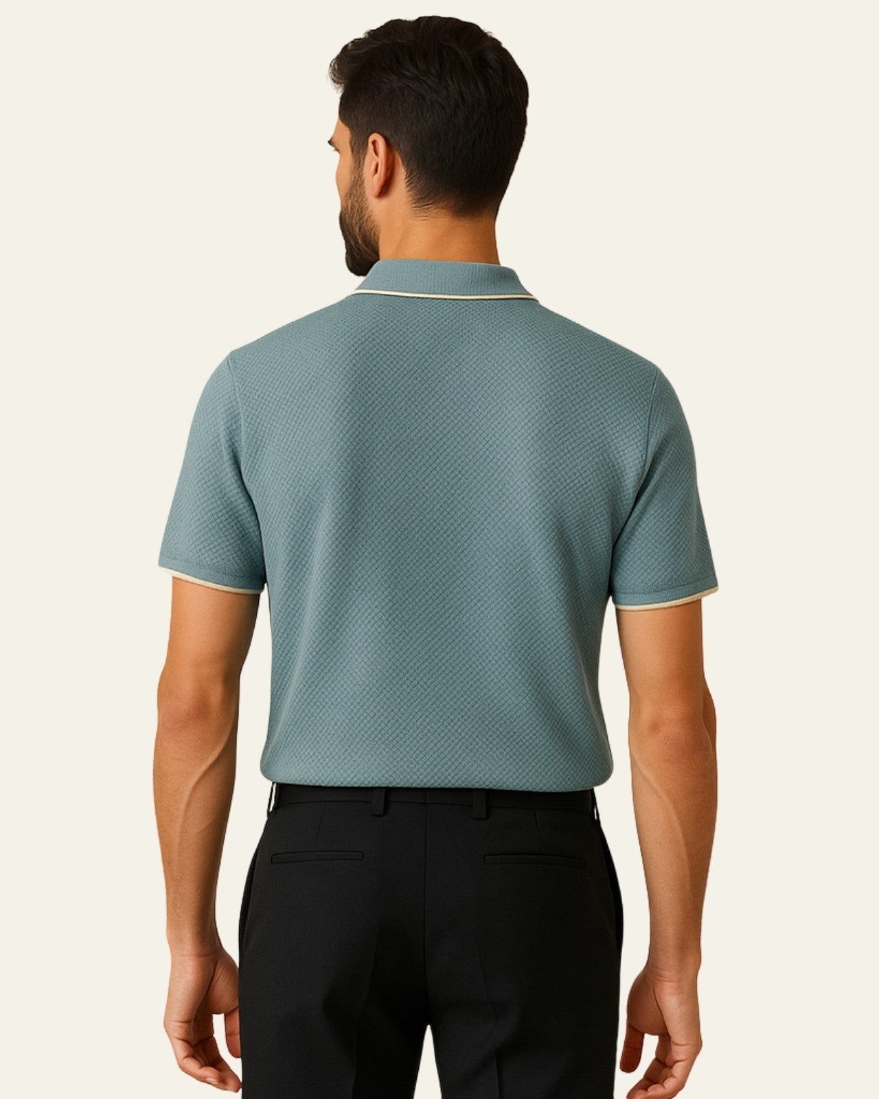 Aurazio Polo In Maglia Sagomata Per Uomo