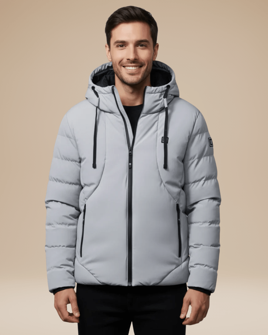 Aurazio Piumino Invernale Uomo Con Cappuccio Moderno Stile Urbano Caldo E Pratico