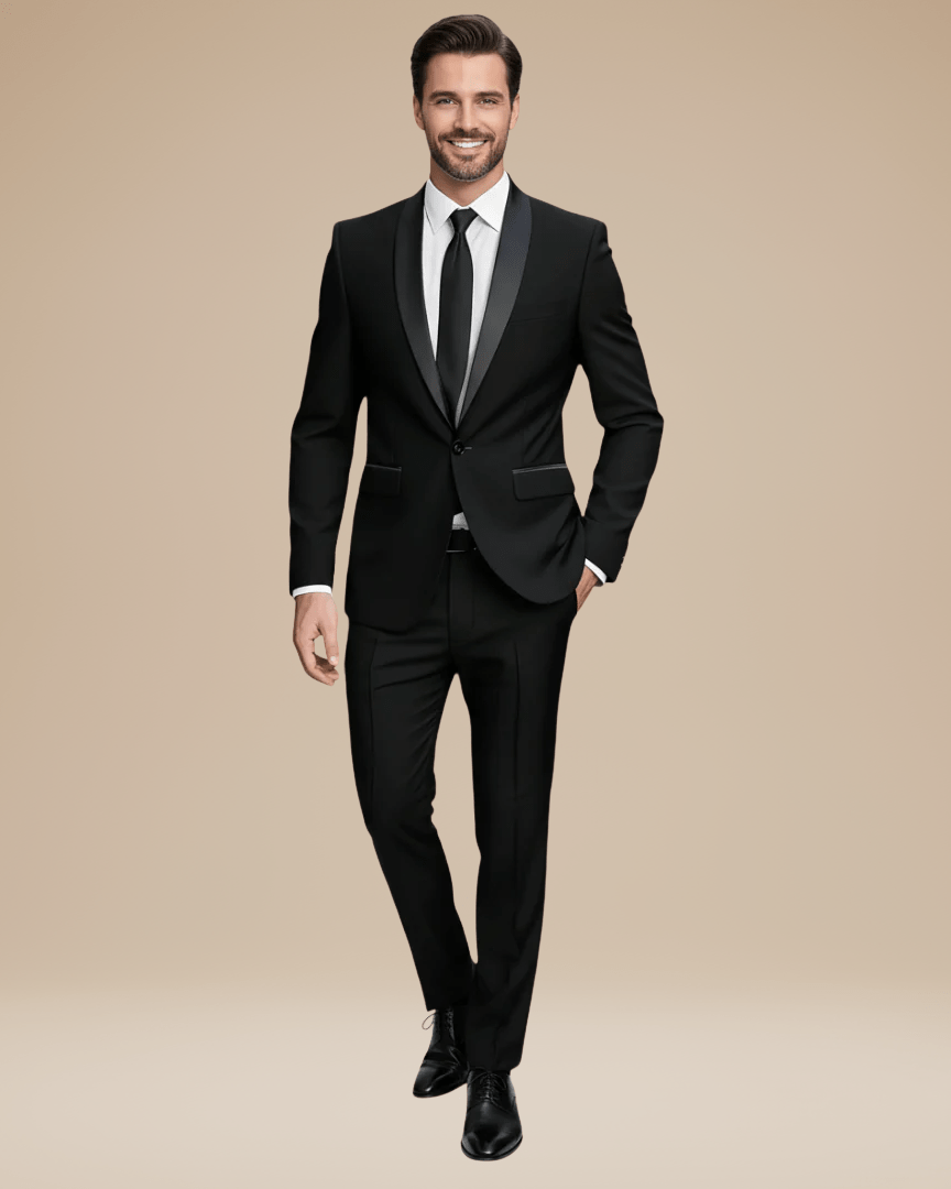 Aurazio Abito Due Pezzi Uomo Elegante Moderno Per Cerimonie Raffinato Completo Alta Gamma