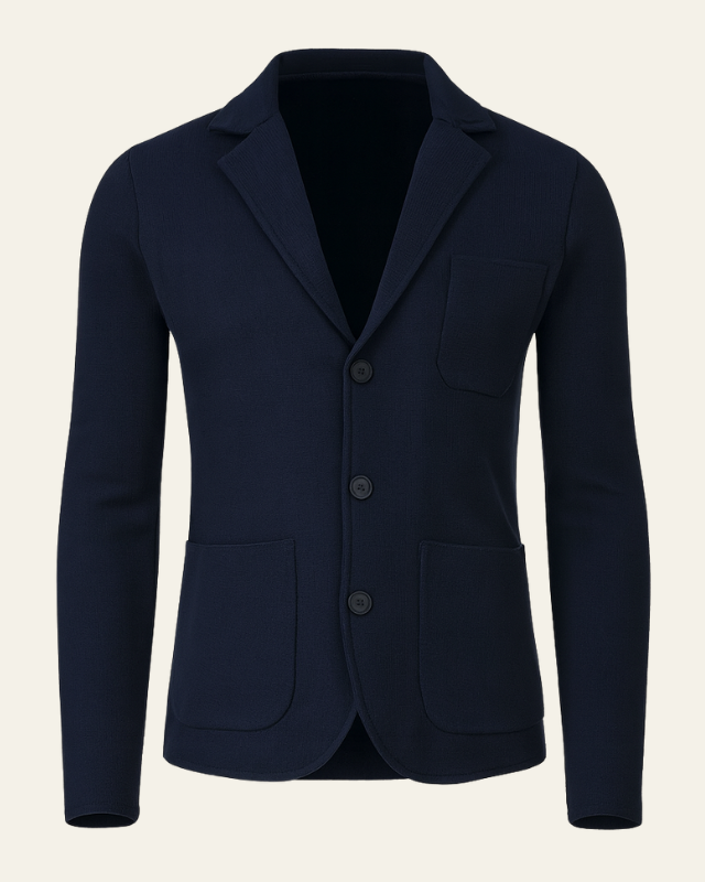 Aurazio Blazer di maglia premium per uomo
