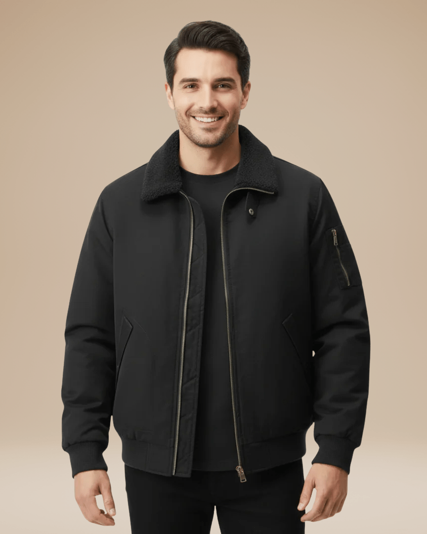 Aurazio Giacca Invernale Uomo Con Fodera Calda Protezione Dal Freddo Elegante E Confortevole