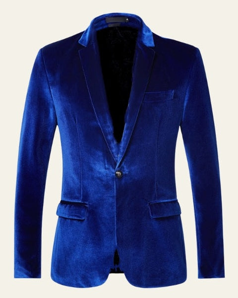 Aurazio Blazer Velvet Touch da uomo elegante