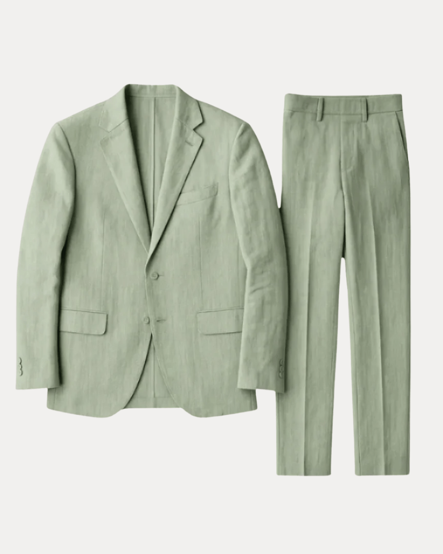 Aurazio Abito Sartoriale Uomo In Lino Traspirante Per Matrimoni E Eventi Estivi In Città