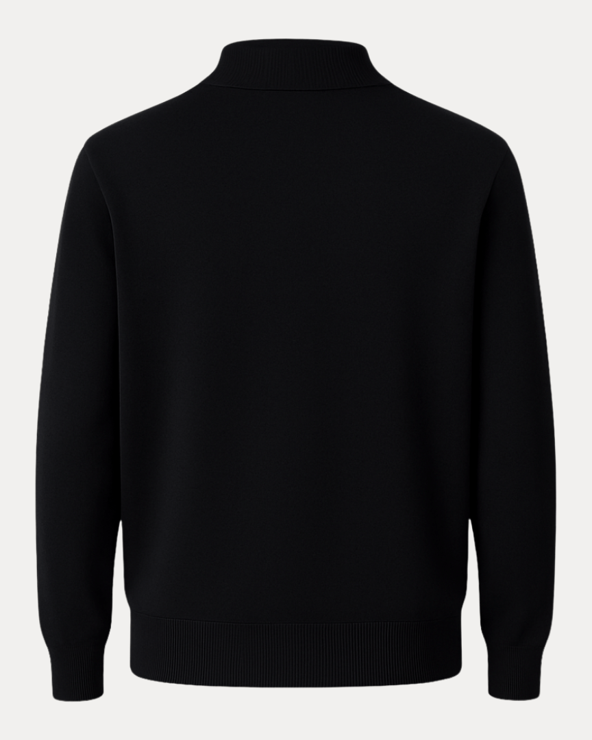 Aurazio Maglione Collo Alto Uomo In Misto Cotone Morbido Per Tutto Anno Comfort E Stile