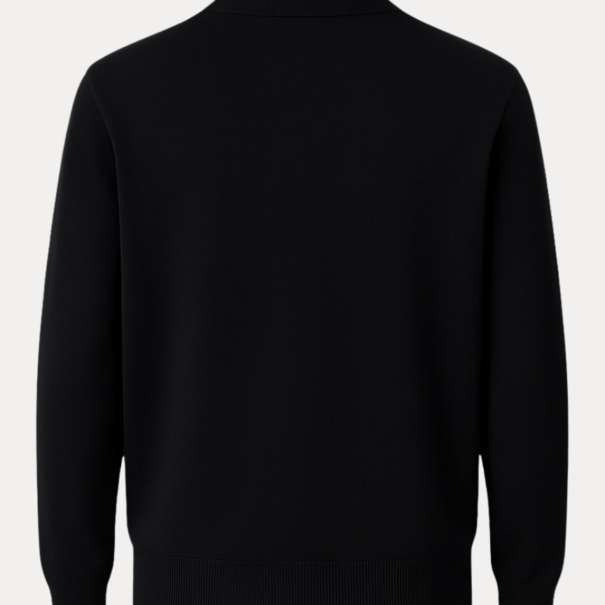 Aurazio Maglione Collo Alto Uomo In Misto Cotone Morbido Per Tutto Anno Comfort E Stile