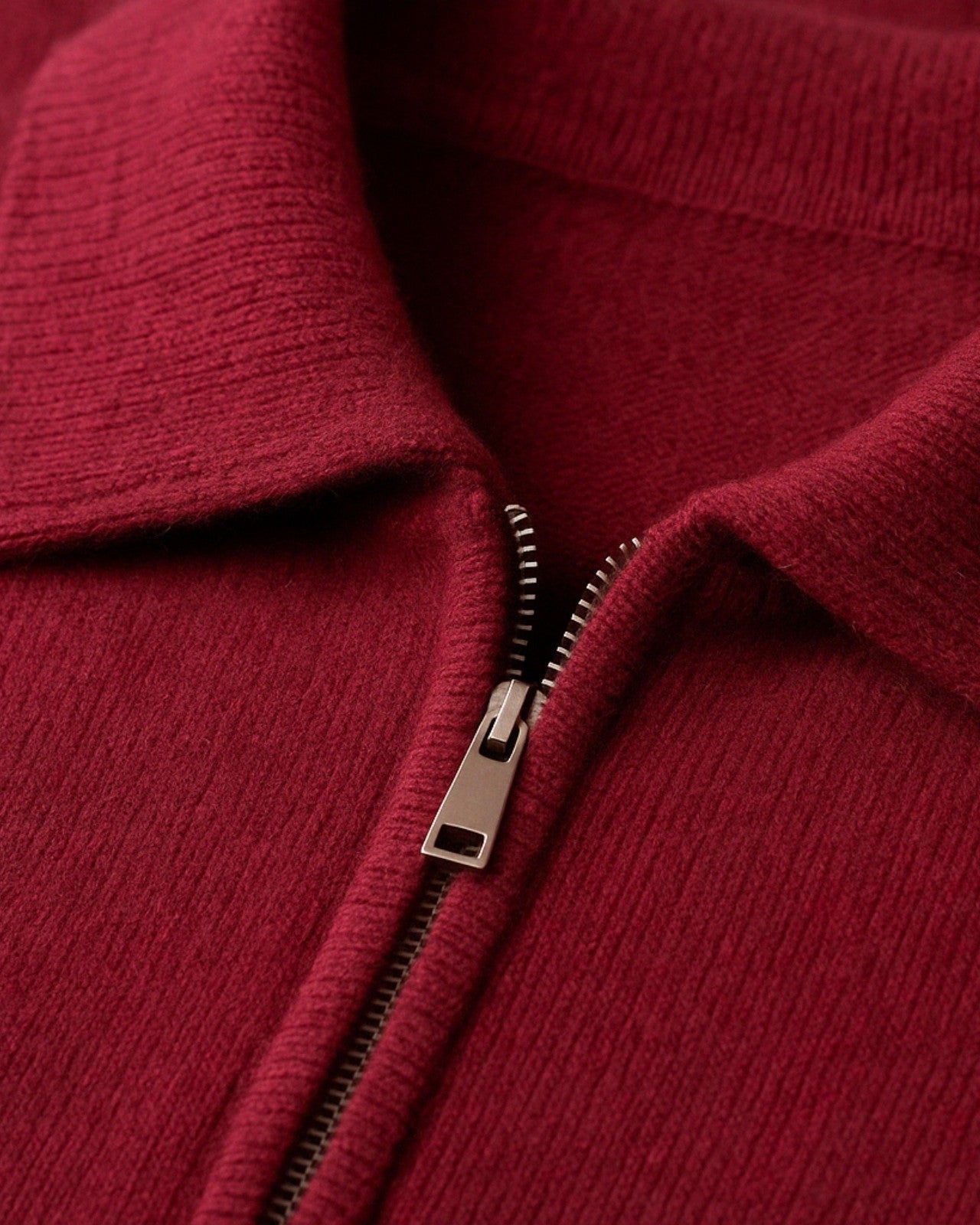 Aurazio Maglione in cashmere con zip da uomo