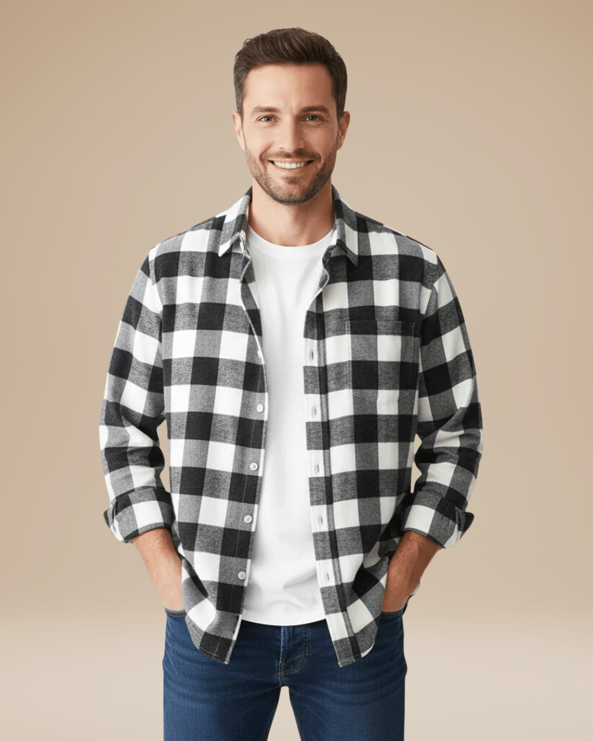 Aurazio Camicia Quadri Da Uomo Versatile E Moderna Per Uno Stile Casual Raffinato