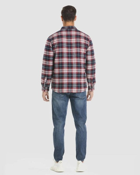 Aurazio Camicia in flanella trapuntata per tutti